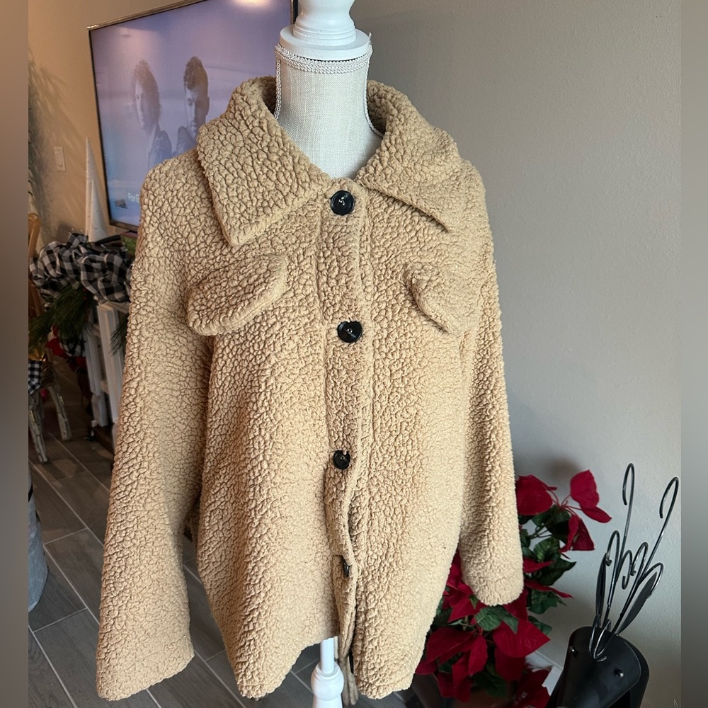 Cinnie Teddy Bear Coat - Size XL